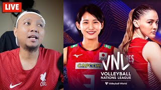 LIVE REACTION JAPAN VS TURKIYE VNL 2024 [upl. by Helaine522]