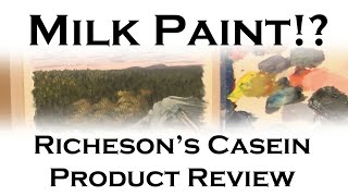 Richeson Casein Paint Product Review [upl. by Sink424]