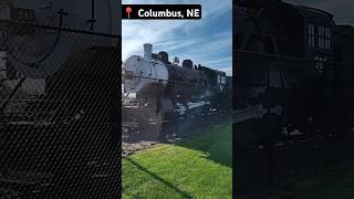 UP Steam 561 on display in Columbus NE train steam bigboy trending shorts unionpacific [upl. by Werby]