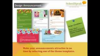 SchoolSpeak School Online Announcements and Newsletters [upl. by Cerell377]