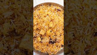 Hyderabadi Paneer Dum Biryani shorts [upl. by Neve]