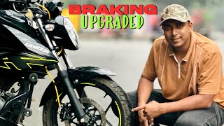 Suzuki Gixxer Braking Upgraded Just By Doing This [upl. by Aidile270]