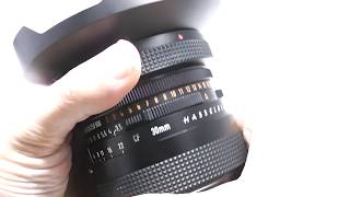 HasselBlad ハッセルブラッド FDistagon Fディスタゴン CF 30mmF35 T  フィルター計4枚 [upl. by Ggerk]