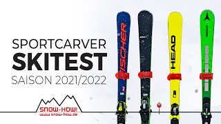 SKITEST SportCarver  Atomic Redster X9S Fischer RC4 HEAD WCR eRace Pro Elan Amphibio [upl. by Fonsie]