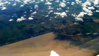 Vista aérea de la Represa de Calabozo estado Guárico en Conviasa vuelo CaracasSanFernando [upl. by Mcnalley489]