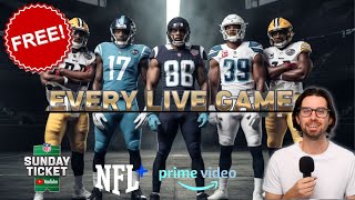 How to Watch Every NFL Game in 2023 Without Cable For FREE  NFL Streaming Options [upl. by Sarad]