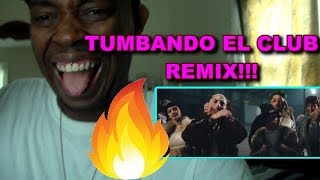 Tumbando el Club Remix Official VIdeo REACCION REACTION [upl. by Binni]