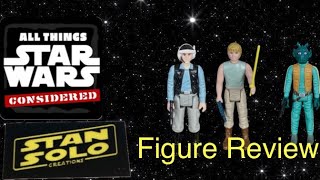 Stan Solo Dagobah Luke Greedo and Rebel Fleet Trooper Review [upl. by Graves]