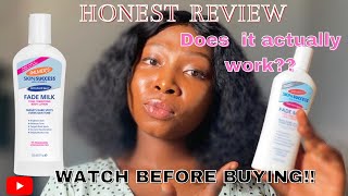 Palmers skin success fade milk honest review watch before buying [upl. by Salli301]