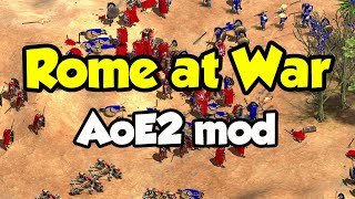 Rome at War mod AoE2 [upl. by Odraccir]