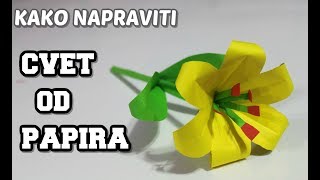 uradi sam  Kako napraviti poklon za 8 mart  Kako napraviti cvet od papira [upl. by Ltney]