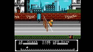 Crash n the Boys  Street Challenge Gameplay NES [upl. by Atsed417]