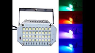 Best Home Disco Strobe Lights for a Party unboxing and night time test [upl. by Briny]