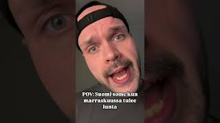 Talvi yllättää Suomalaiset POV 🤣 [upl. by Neitsirk]