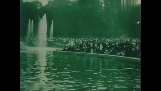 Les Grandes eaux de Versailles 1904 Pathé [upl. by Moskow]