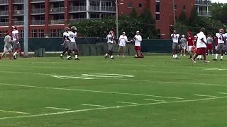 Alabama fall practice day 8 Wide Receivers [upl. by Primalia]