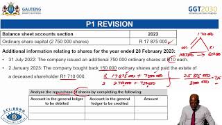 13 NOVEMBER 2024 14001530 ACCOUNTING PAPER 1 GRADE 12 [upl. by Jaala413]