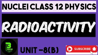 Radioactivity physics class 12 unit nuclei [upl. by Tnafni]