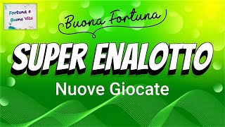 SUPER ENALOTTO Giocate valide dal 21 al 23 Novembre [upl. by Runstadler]