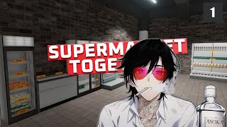 menjadi karyawan minimarket   Supermarket Together 2 タバコ [upl. by Thorbert]