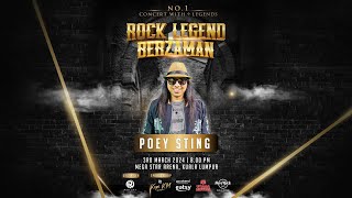 POEY STING  Konsert Rock Legend Berzaman [upl. by Milda]