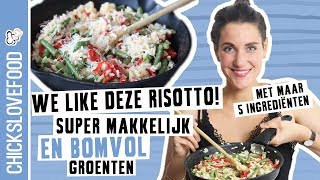 VEGETARISCHE RISOTTO MET PAPRIKA EN BOONTJES  CHICKSLOVEFOOD [upl. by Ahseinet311]