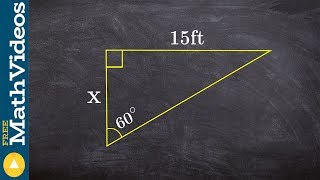 How to find the missing side of a right triangle without a calculator [upl. by Blayne588]