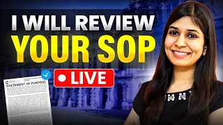 I WILL REVIEW YOUR SOP LIVE [upl. by Aenil489]