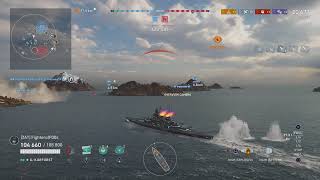 World of Warships Legends  First Round in My New Tier X Battleship  Großer Kurfürst [upl. by Alicia760]