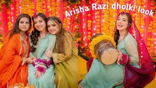 Arisha Razi Khan dholki look  Pakistani actress Arisha Razi Khan dholki look [upl. by Soble359]