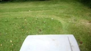 1994 SEARS CRAFTSMAN lawn tractor mowing grass [upl. by Zellner326]