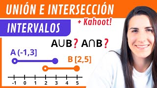 Intervalos y operaciones con intervalos Unión intersección diferencia complemento [upl. by Kaela]