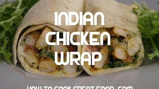 Indian Chicken Wrap Recipe  Tortilla KFC [upl. by Aiuhsoj]