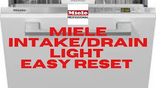 ✨Miele Dishwasher INTAKEDRAIN LIGHT — HOW TO Easily RESET✨ [upl. by Aimil55]