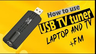 How to use usb tv tuner  usb tv stick  usb tv  usb tvcard  2020 [upl. by Talley]