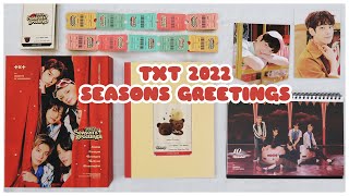 ✨ UNBOXING TXT 2022 SEASONS GREETINGS  WELCOME TO WARI WARI PARK [upl. by Culley]