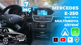 MERCEDES E250  W212  NTG 4  MULTİMEDYA SİSTEMİ [upl. by Yllop]