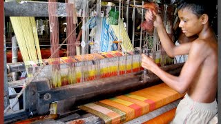 Inside a Hand Loom Weaving Factory [upl. by Flavio]