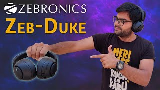 Zebronics Zeb Duke Over Ear Wireless Headphones Under 1500 🎧🎧 is it Worth Buying 🤔🤔 [upl. by Nolubez]