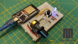 PWM on the ESP32 MicroPython  How To Use PWM on ESP32 micropython esp32 [upl. by Ramak]