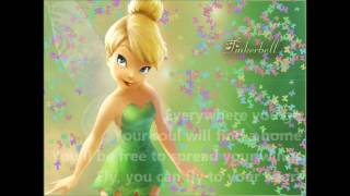 Tinkerbell Fly To Your Heart Lyric Video [upl. by Haletky]