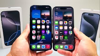 iPhone 16 Pro vs iPhone 15 Pro Comparison [upl. by Yemerej]