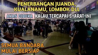 PENERBANGAN INTERNASIONAL KE INDONESIA AKAN MULAI DIBUKA DENGAN SYARAT INI [upl. by Annaoy]