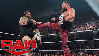 Braun Strowman vs Bronson Reed  WWE Raw Full Match 9162024 Highlights [upl. by Ursal526]