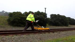 Track Surveying with Amberg GRP 1000 amp GPS OptionMOV [upl. by Wells360]