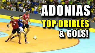 ADONIAS  MELHORES DRIBLES E GOLS NO REIS DO DRIBLE [upl. by Wauters]