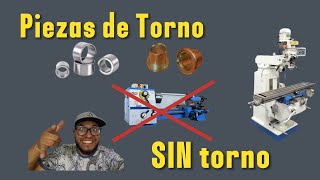 como HACER una PIEZAS de torno SIN torno COMO TORNEAR en perfiladora [upl. by Wit]