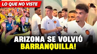 ASI FUE EL BANDERAZO de los HINCHAS COLOMBIANOS en ARIZONA que CONMOVIÓ a la SELECCIÓN [upl. by Eirotal]