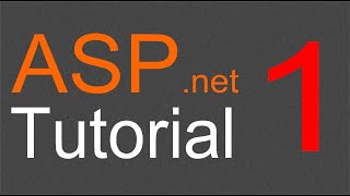 ASPNET Tutorial for Beginners  01  Introduction [upl. by Einiffit453]