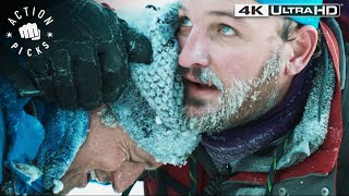 Avalanche Nearly Takes Out Climbers  Everest 4k HDR [upl. by Aliahs]